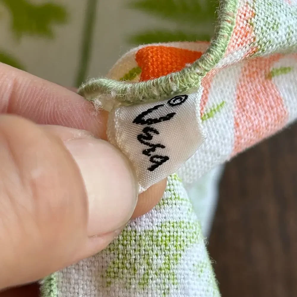 4 new Vera Neumann cotton napkin floral and fern botanical print